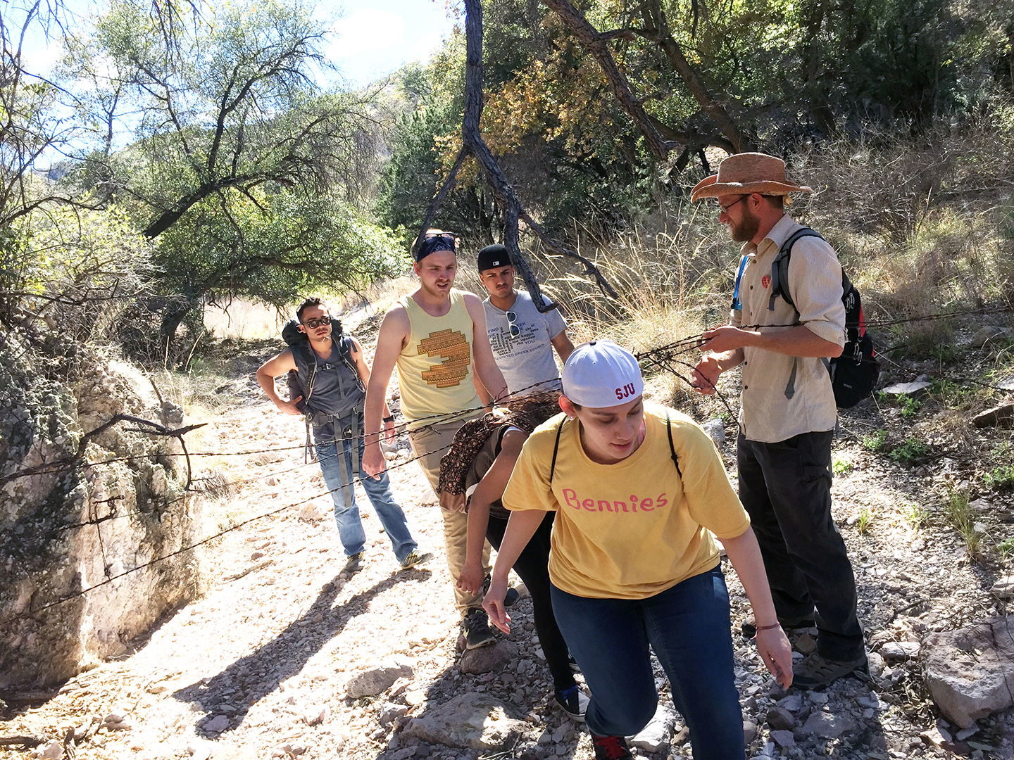 Students enjoying outdoor adventures